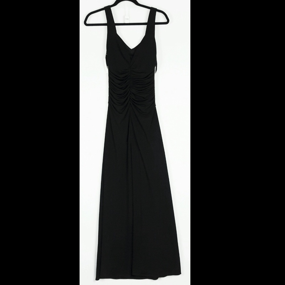 Seduction NYE Cocktail Rhinestone Ruched Dress - Picture 3 of 3